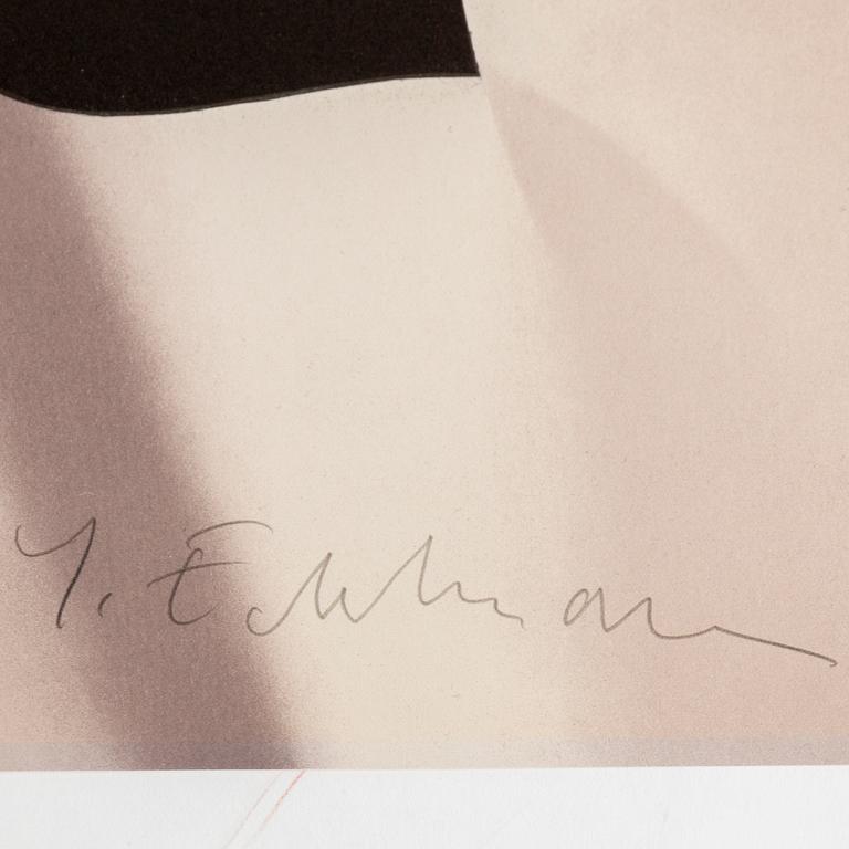 YRJÖ EDELMANN, a litograph in colours, signed and numbered 28/150.