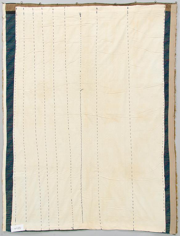 Ryijy, kansanomainen, 1800-luvun alkupuoli. Noin 187 x 145 cm.