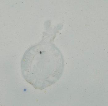 TALLRIKAR, 6 st, flintgods, John Garr & Son, England 1800-talets senare hälft.