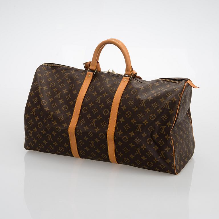 Louis Vuitton, A Monogram canvas 'Keepall 55' Bag.