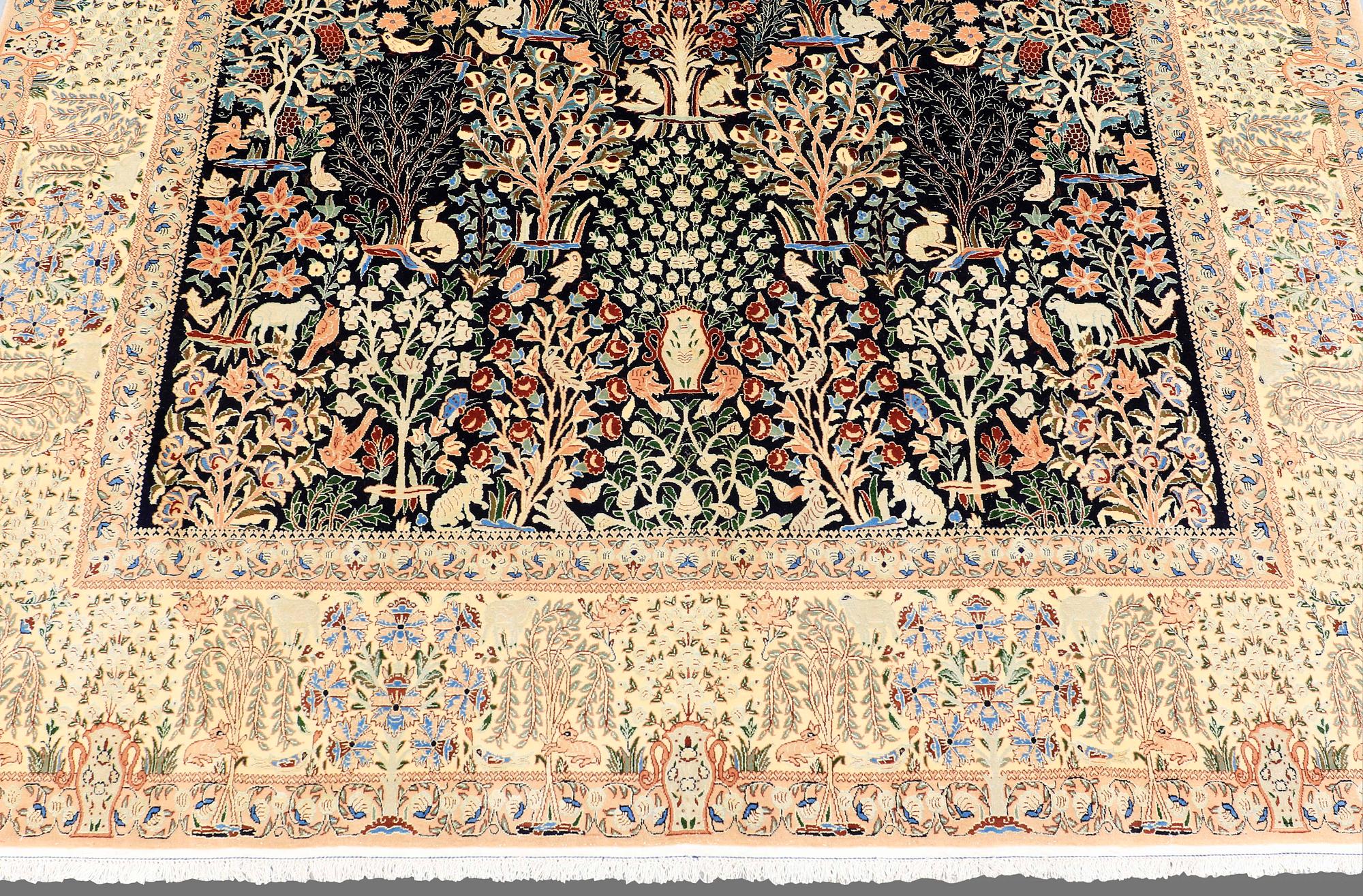 A RUG, Figural Nain, so called 6 LAA, ca 283 x 180 cm.