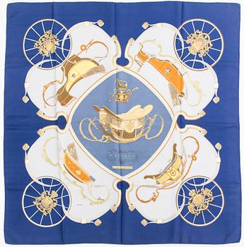 Hermès, A "Springs" silkscarf.