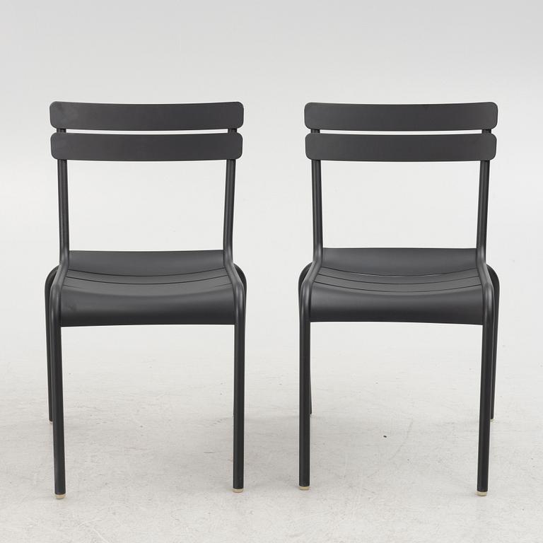 Frédéric Sofia, table and chairs, 6 pcs, "Luxembourg", Fermob.