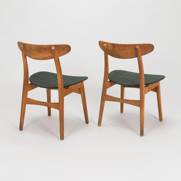 Hans J. Wegner, stolar, ett par, "CH-30", Carl Hansen & Søn, Danmark, 1950-60-tal.