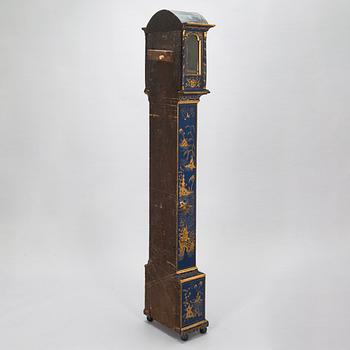 A Swedish late baroque long case clock, Christopher Hörner (active in Uppsala 1722-60), mid-18th century.