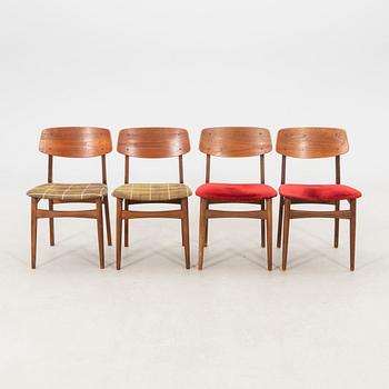 Chairs, 4 pieces, 1960s, Denmark.