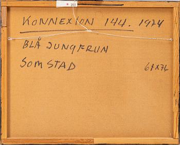 Albert Johansson, "Blå Jungfrun som stad".