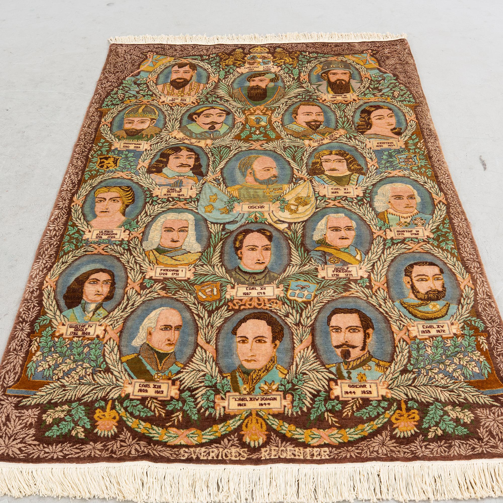 Matta, old Orientalisk ca 188x121 cm.