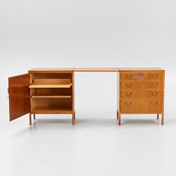 David Rosén, a 3-piece toilette table from the "Futura"-series, Nordiska Kompaniet, 1950s/60s.