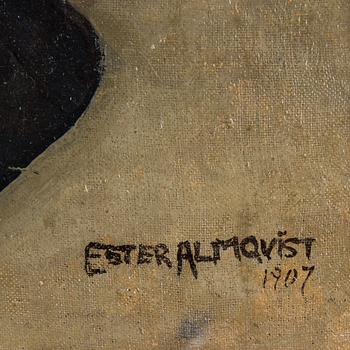 ESTER DOROTHEA ALMQVIST, oil on canvad, signed and dated 1907.