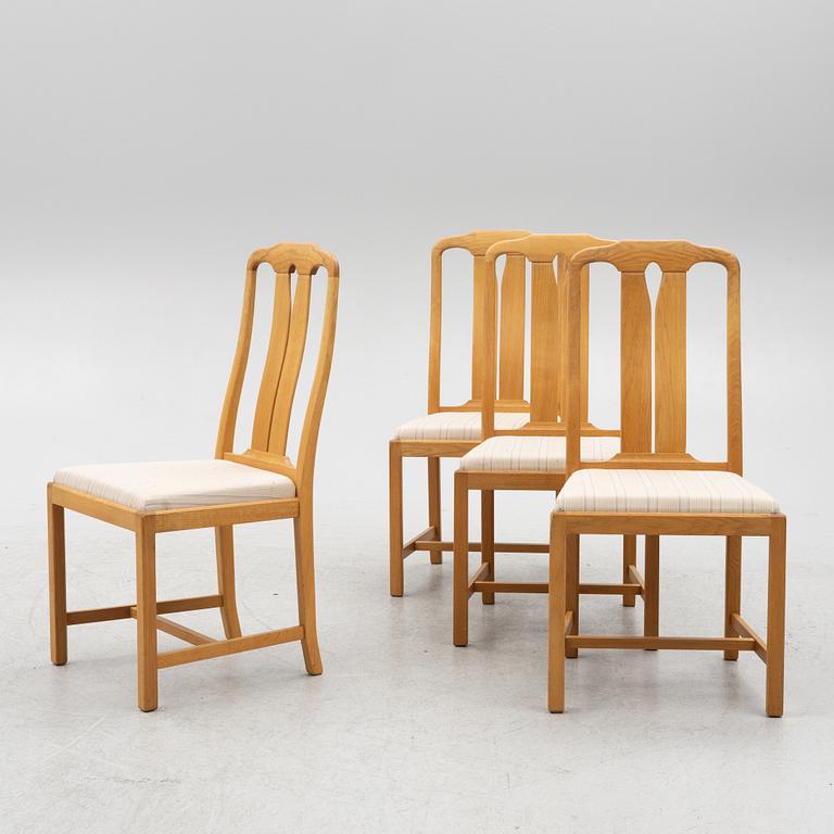 Carl Malmsten, Dining group of a table and four chairs, "Ambassador", Bodafors.