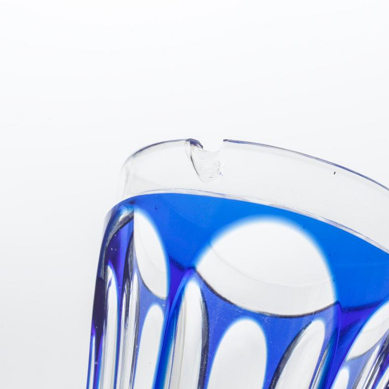 55 pieces of glass tableware, first half of the 20th century.