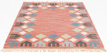 Anna-Greta Sjöqvist, a carpet, flat weave,  ca 200 x 154 cm, signed AGS.