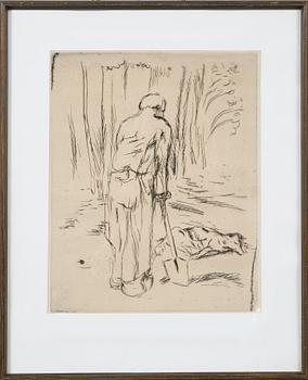 Pierre Bonnard · PIERRE BONNARD, Etsning, monogramsignerad.