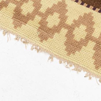 A Swedish knotted pile carpet, c 243 x 175 cm.