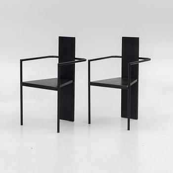 Jonas Bohlin, a pair of "Concrete" armchairs, Källemo, Sweden.