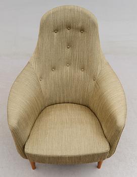 FÅTÖLJ, Stora Adam, Kerstin Hörlin-Holmqvist, för Triva-serien, NK Nordiska Kompaniet, 1950-/60-tal.