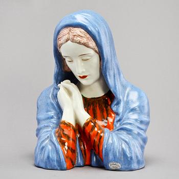 FIGURIN, flintgods, Goldscheider, Österrike, 1900-tal.