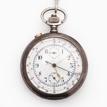 Fickur, kronograf, "kilomètres à l'heure", 52 mm.