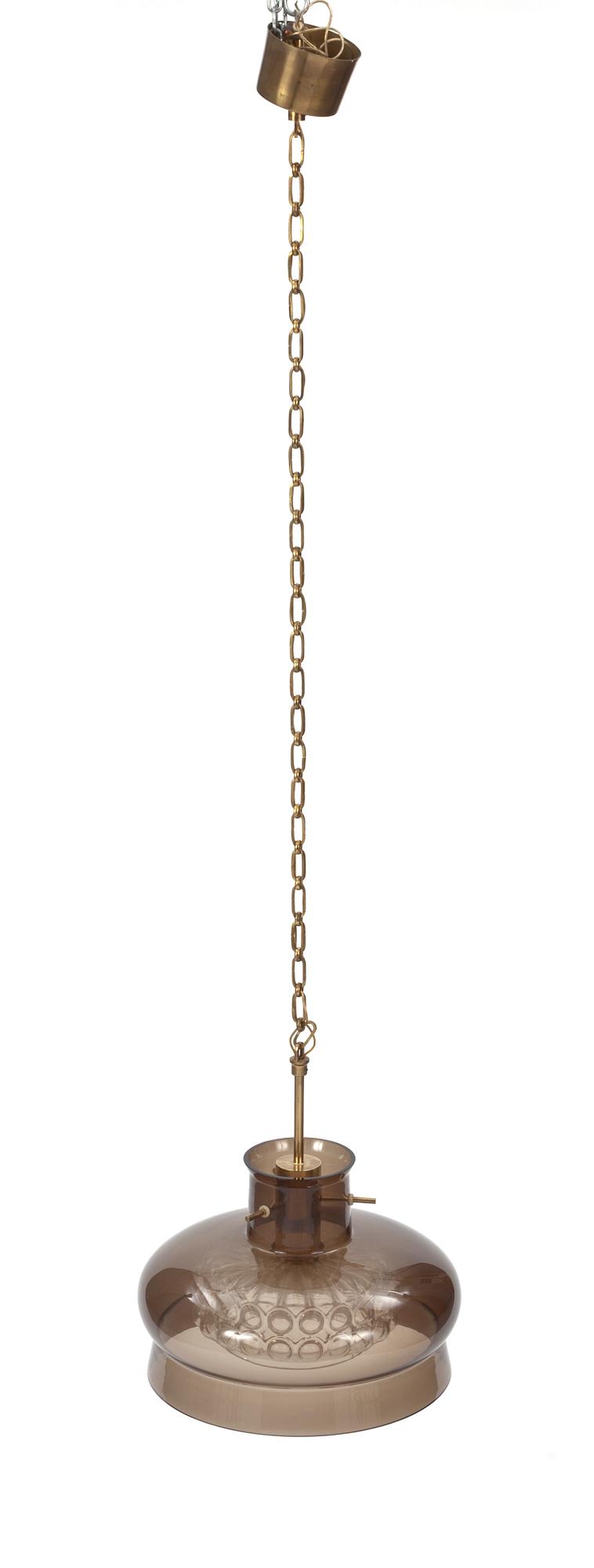 TAKLAMPA, Märkt Carl Fagerlund, Orrefors.