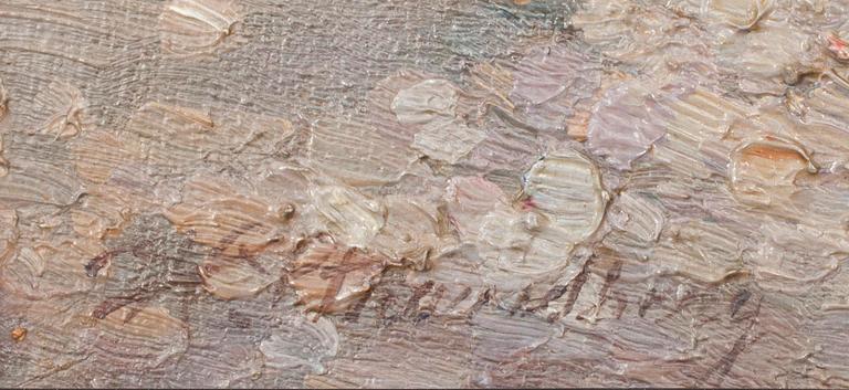 OKÄND KONSTNÄR, olja på duk, sign.