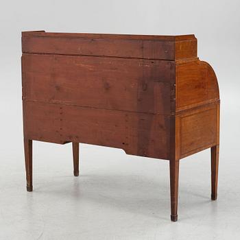 Rullklaffssekretär, Sengustavianskt Göteborgsarbete tillskrivet Niklas Westerlind, omkring år 1800.
