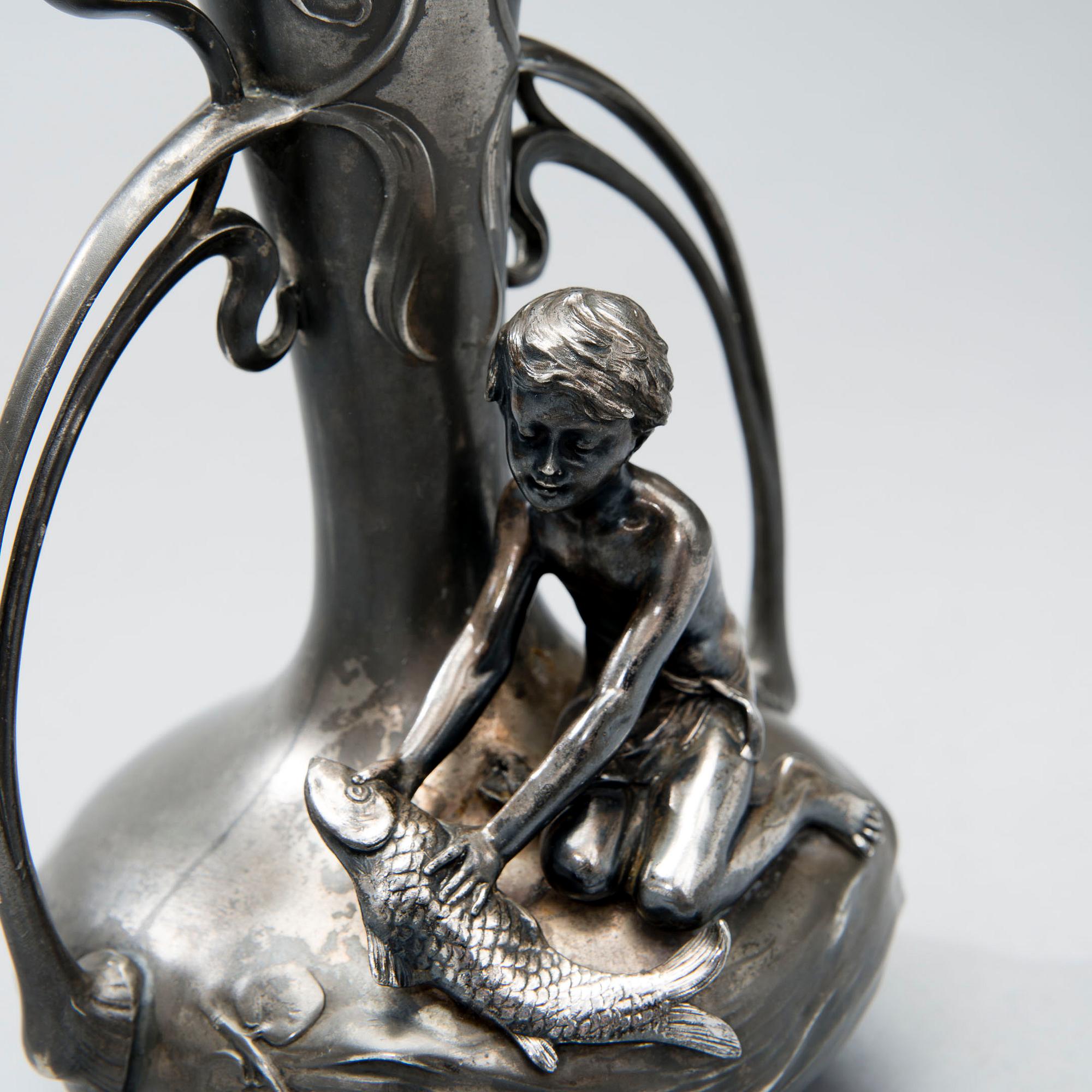 VAS, nysilver, jugend, WMF, 1900-talets början.