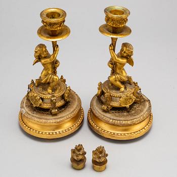BORDSGARNITYR, 3 delar, Tiffany & Co, New York, omkring år 1900.