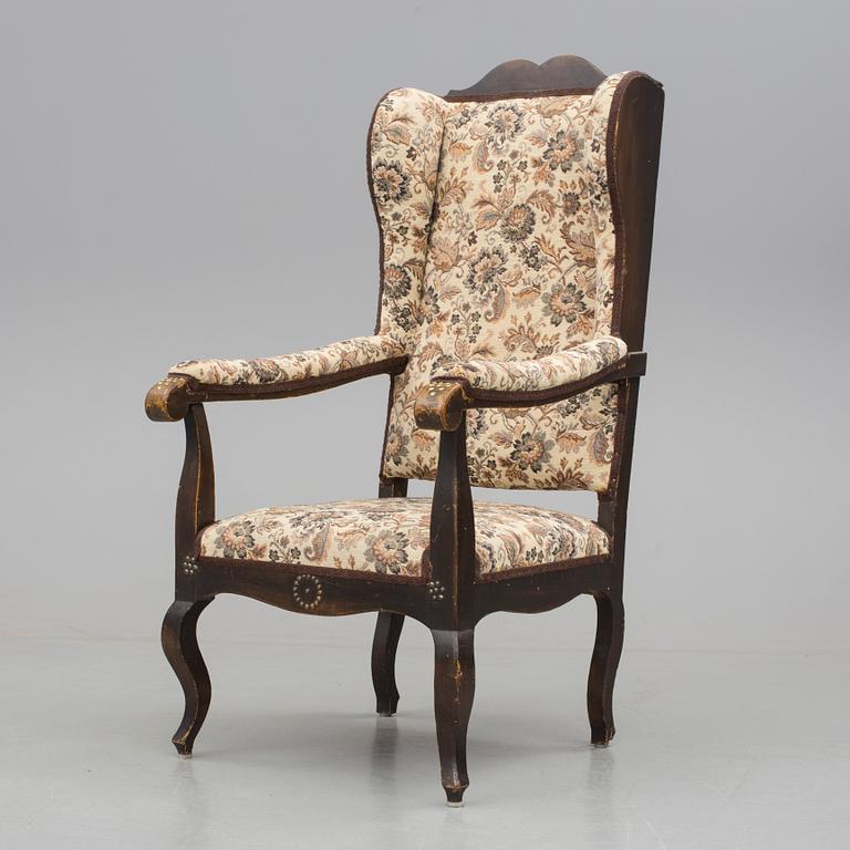 KARMSTOL, senbarock. Troligen Sydeuropa, 1700-talets andra hälft.