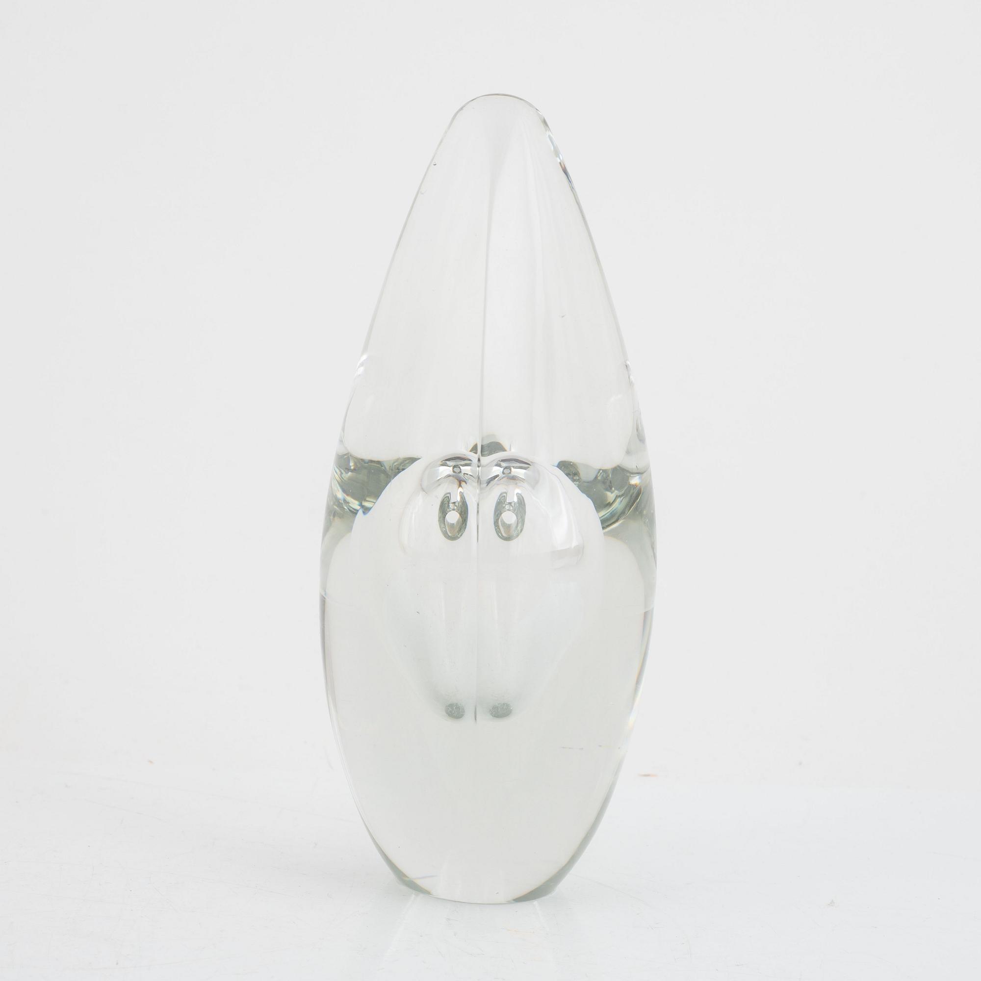 Timo Sarpaneva, skulptur, "Orkidé", Iittala, Finland 1953.