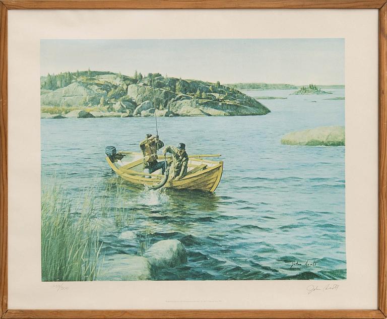 Various artists 7 pcs Preliminary designs for Abu's catalogues "Napp och Nytt".