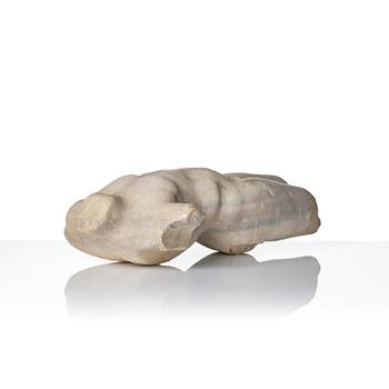 Torso, troligen Italien Grand tour souvenir 1700-tal.