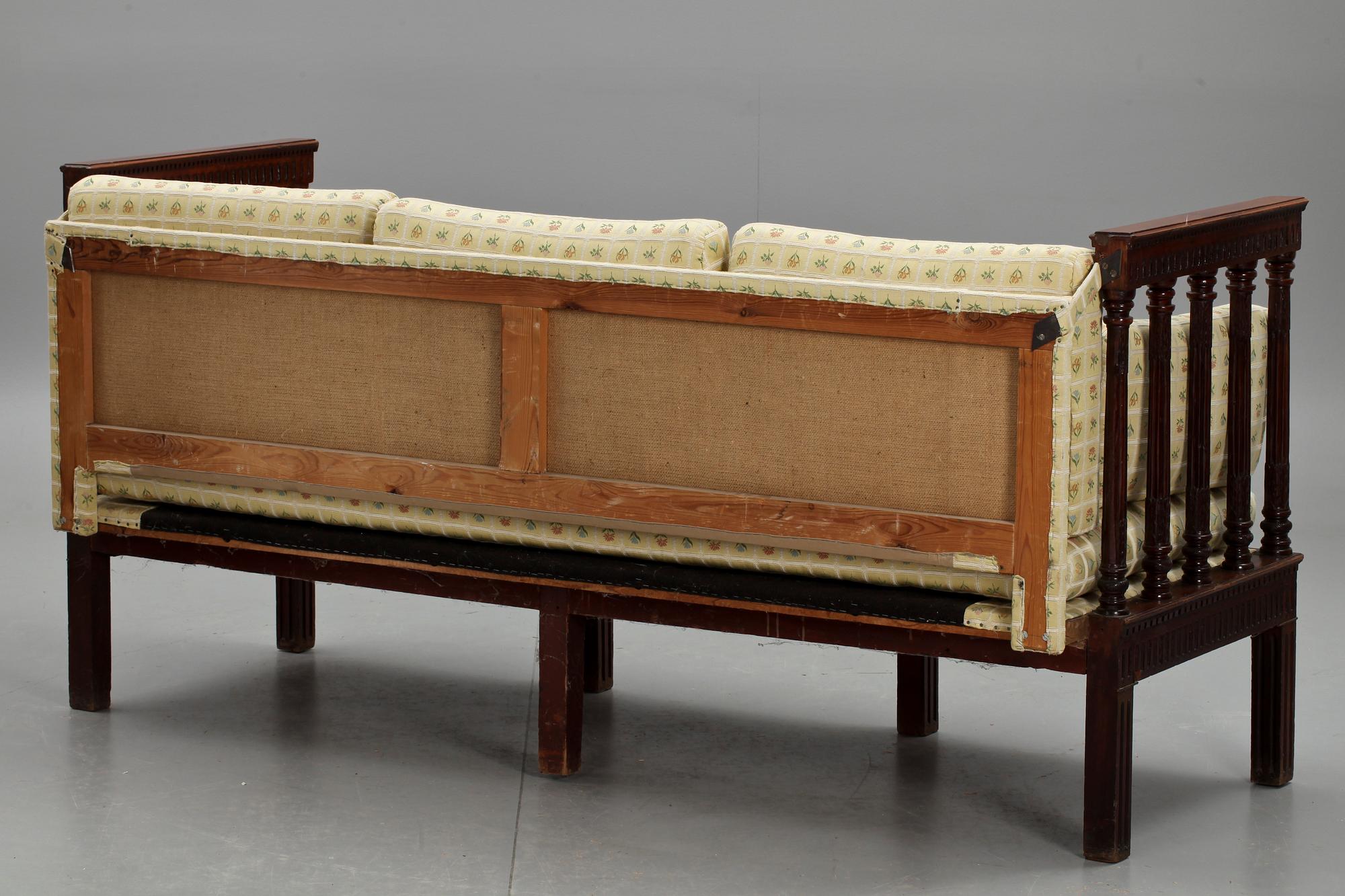 BANKETTSOFFA, england. 1800/1900-tal.