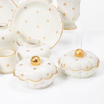 Wilhelm Kåge, a 53-piece ceramics collection 'Carrara', Gustavsberg.