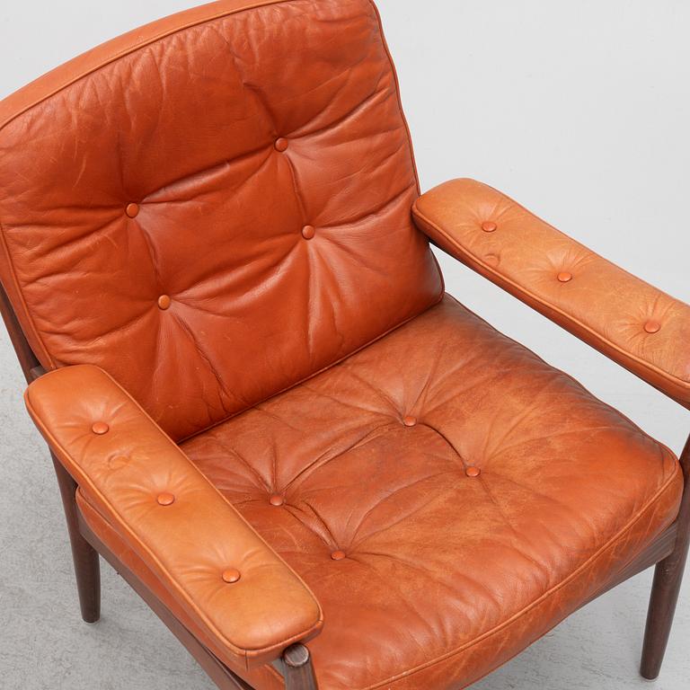 Gunnar Kentemo, three armchairs, Göte Möbler, 1970's.