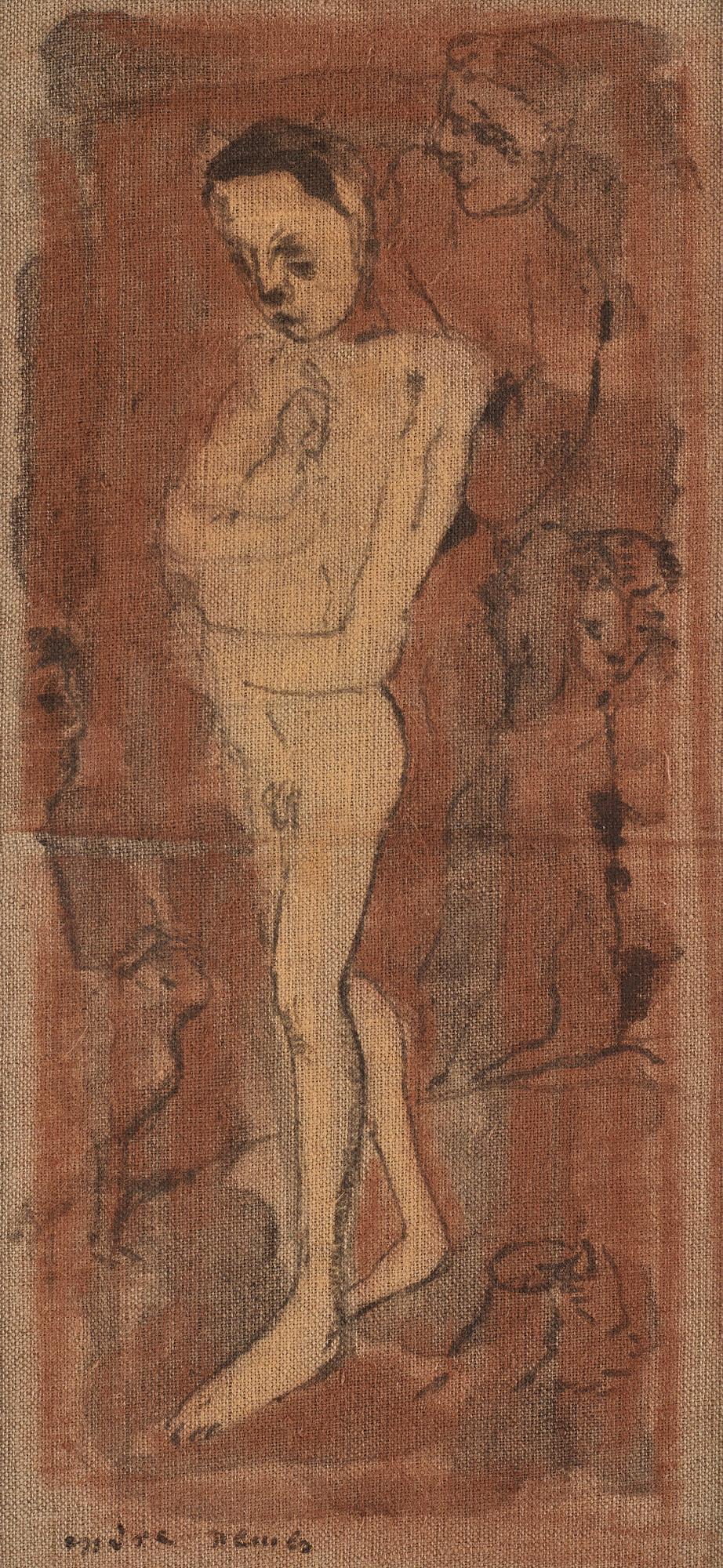 Utan titel (Gående pojke).