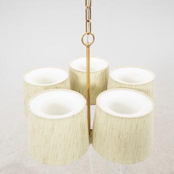 A 1960s Luxus brass ceiling pendant.