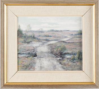 JEAN ROSENGREN, 2 st, olja på duk, signerade.