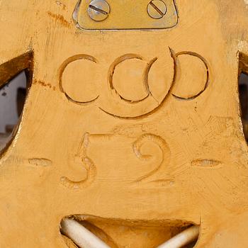 VÄGGLAMPETTER, ett par, 1900-talets andra hälft.