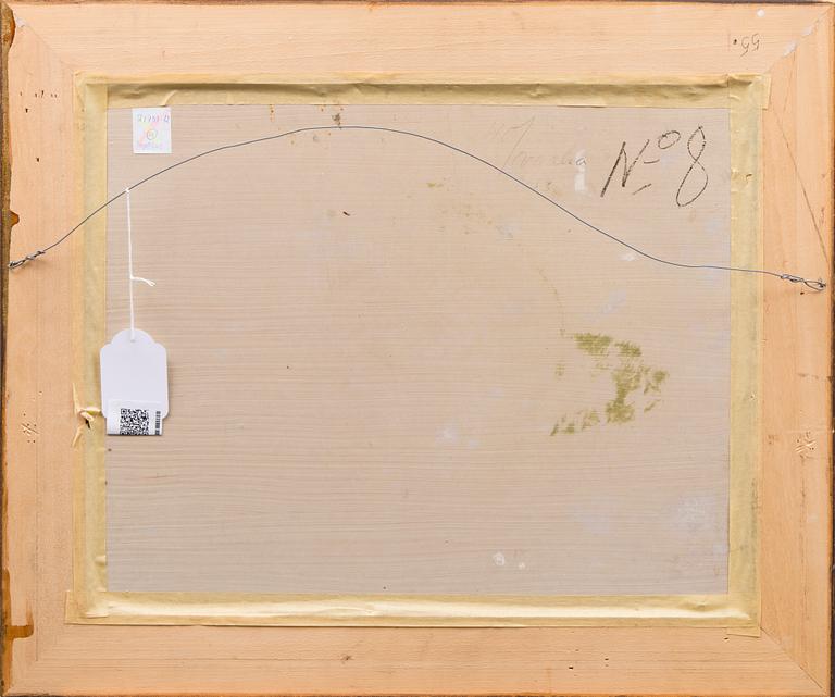 KARL INGELIUS, olja på pannå, signerad.