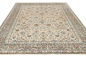Matta, Keshan, signerad Isfahanian, ca 428 x 327 cm.