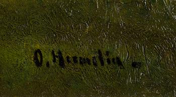 OLOF HERMELIN, oil on canvas, signed.