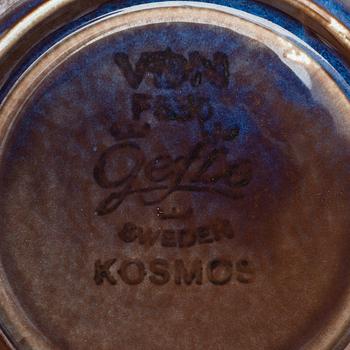 KAFFE- OCH TESERVIS, 26 delar, "Kosmos", formgiven 1966 av Berit Ternell för Upsala-Ekeby Gefle.