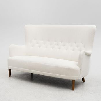 Carl Malmsten, sofa, "Patronen". OH Sjögren, second half of the 20th century.