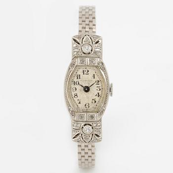 Bucherer, wristwatch, 15 x 35 mm.