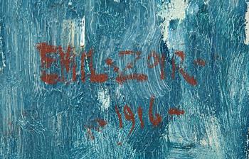 Emile Zoir, "Tone Fisher, Brittany", 1916.