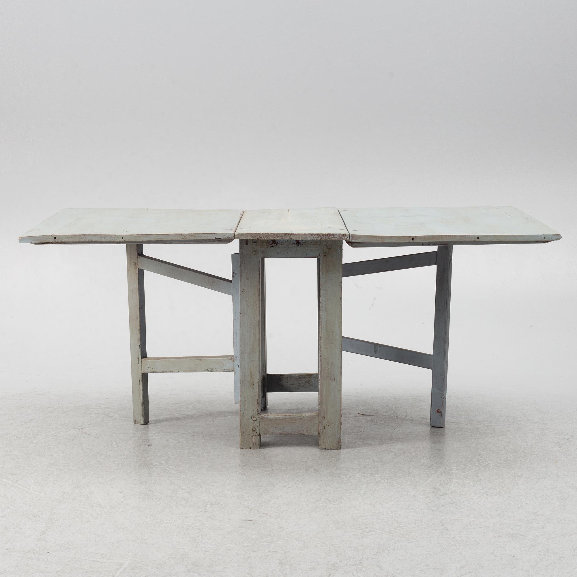 Gate leg, table, 19th century.