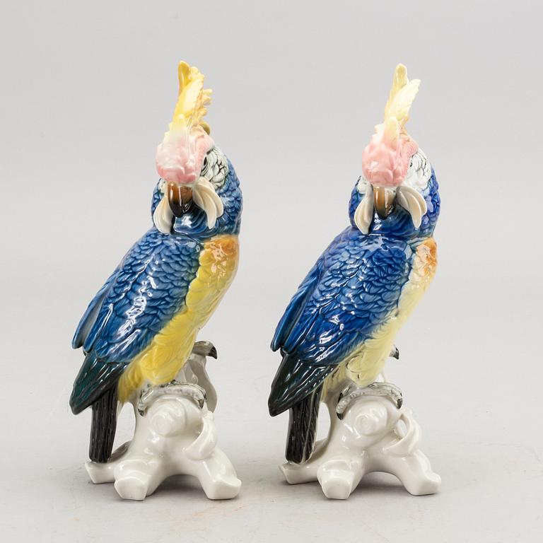 KARL ENS, porslin, figuriner 2 st, Tyskland, tidigt 1900-tal.