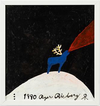 Roger Risberg, "Julafton", diptych.