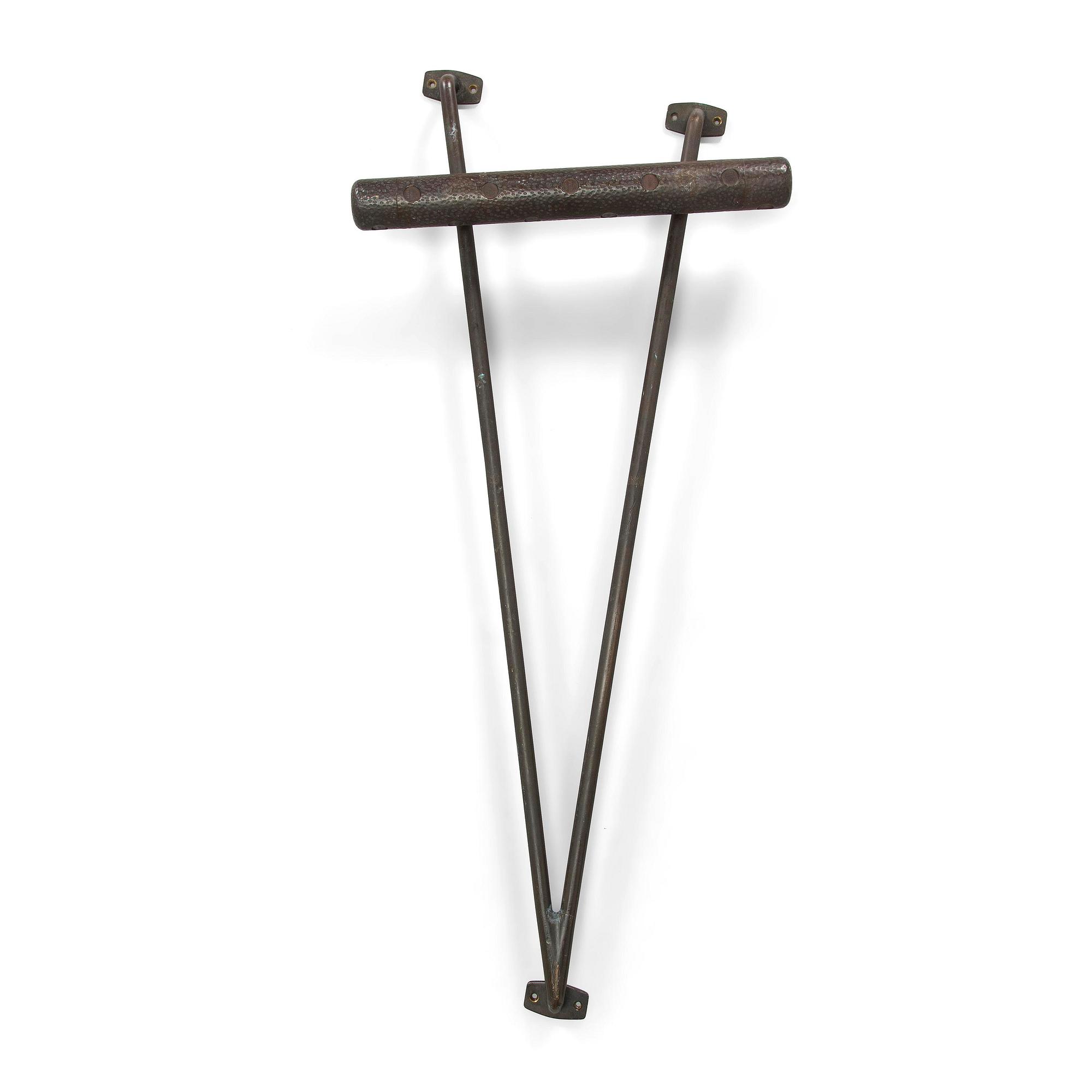 An early 20th century door handle.